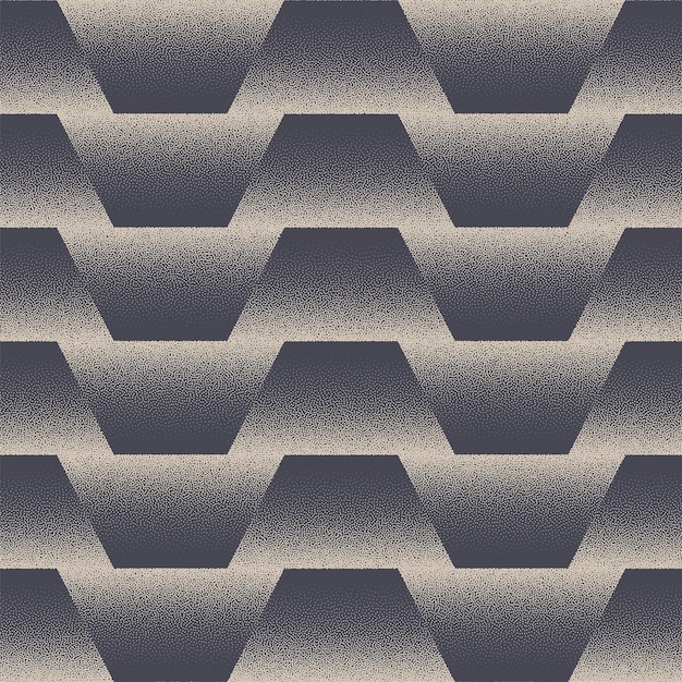 Mod Estructura dinámica Patrón sin costura Vector de tendencia Trabajo de puntos Fondo abstracto Diseño sin fin Diseño geométrico Abstracción gráfica Tecnología futurista repetitiva Papel de pared Arte de medio tono Ilustración