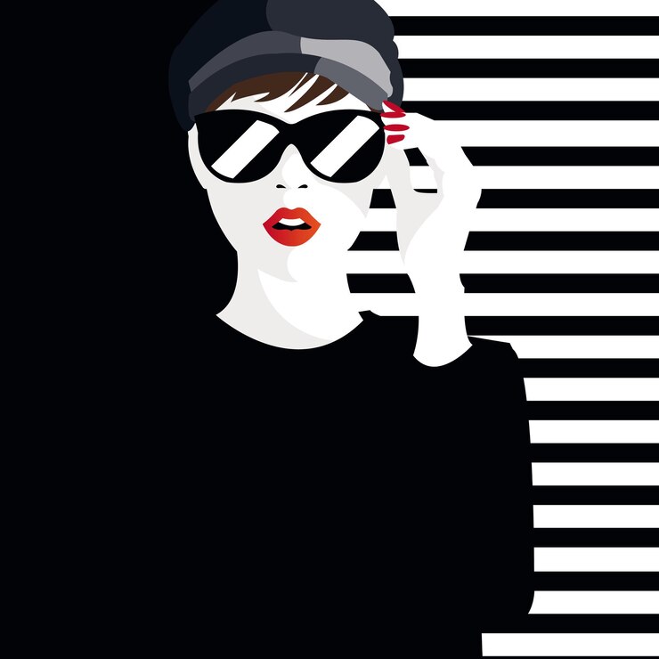 Vector moda adolescente. ilustración