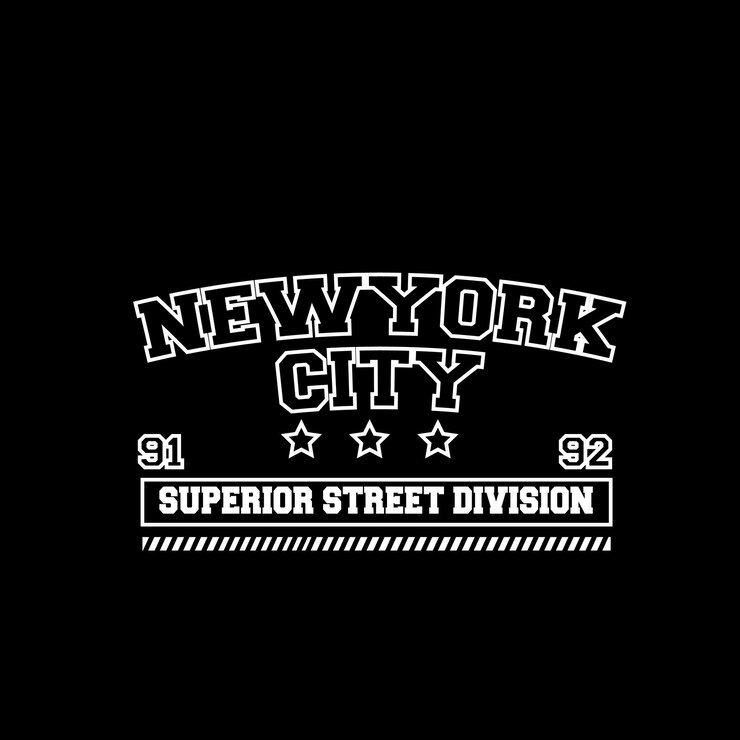 moda vintage simple de la ciudad de nueva york