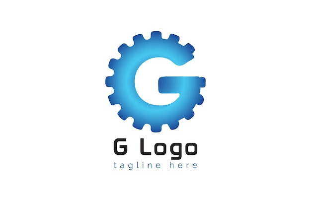 Modelo 2 de la letra g del logotipo