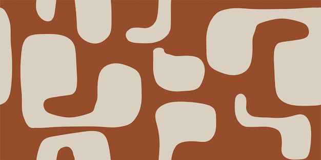 Modelo de arte artístico minimalista de moda Moderno patrón vectorial en blanco y negro para el diseño