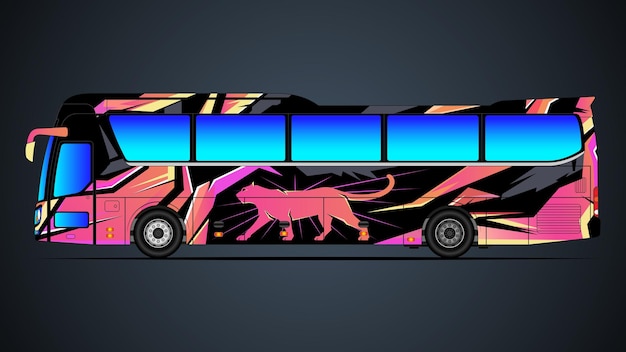 Vector modelo de autobús
