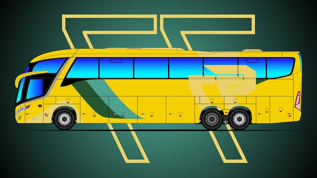 Vector modelo de autobús