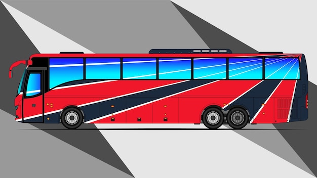 Vector modelo de autobús