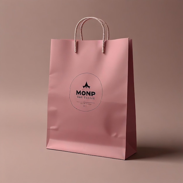 Vector modelo de bolsa de papel