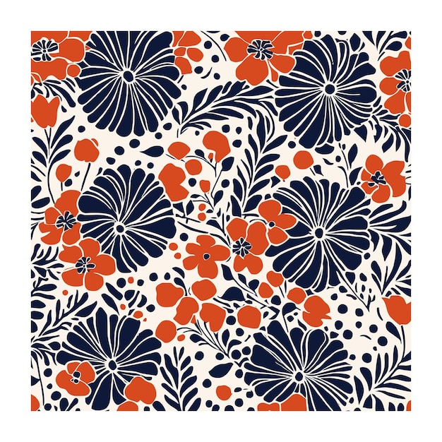 Modelo botánico retro Diseño de estilo vintage