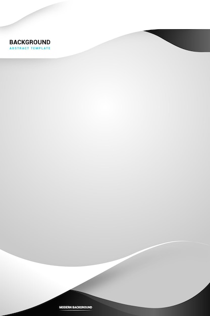 Modelo de cabeza de carta de vector abstracto de fondo moderno