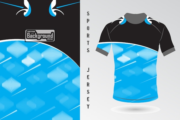 Modelo de camiseta y camiseta deportiva diseño deportivo para juegos de carreras de fútbol