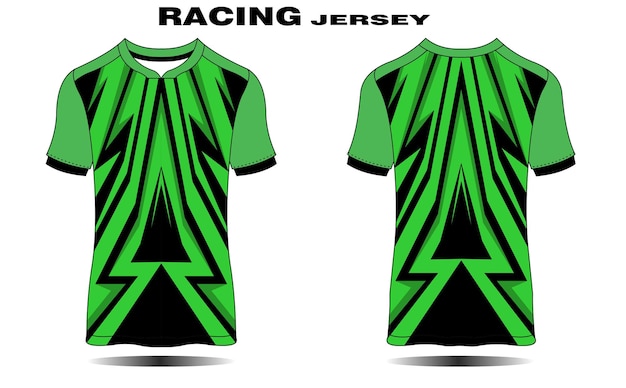 Modelo de camiseta y camiseta deportiva Modelo vectorial de diseño de camisa deportiva Diseño deportivo para fútbol