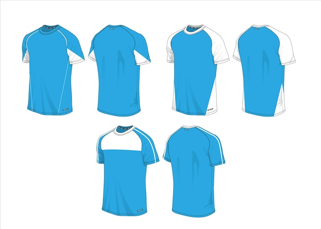 Vector modelo de camiseta vector equipo uniforme ropa kit del club