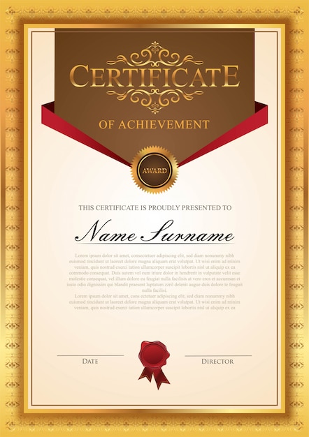 Modelo de certificado