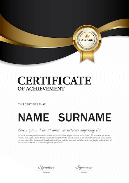 Modelo de certificado
