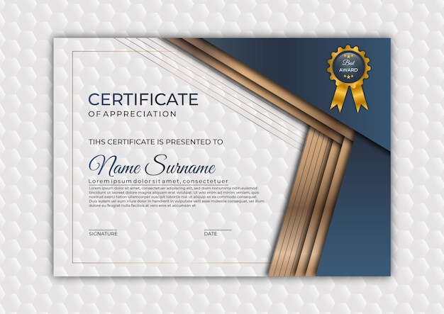 Modelo de certificado