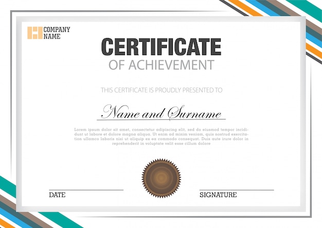 Modelo de certificado