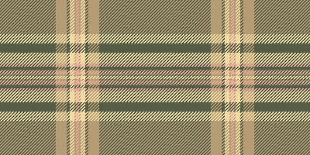 Modelo de chequeo de los años setenta, tela de fondo a cuadros glamorosa, textil idílico, tartán vectorial, textura sin costuras en colores ámbar y pastel.