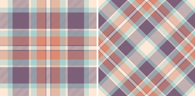 Vector modelo de comprobación sin costuras de tela tartan textil con un plato de fondo de textura vectorial colocado en colores de halloween para servilletes decorativos para fiestas de cena