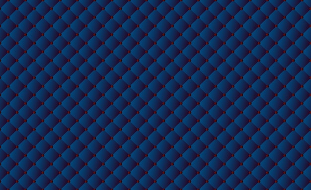 Modelo sin costuras azul y fondo de muebles tapizados en vector