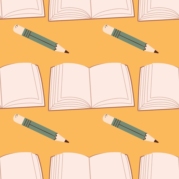 Vector modelo sin costuras de los libros