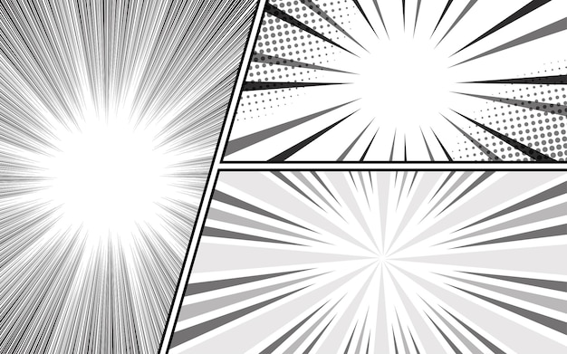 Modelo de diseño en blanco de estilo pop art aislado en el diseño de plantilla de ilustración de fondo