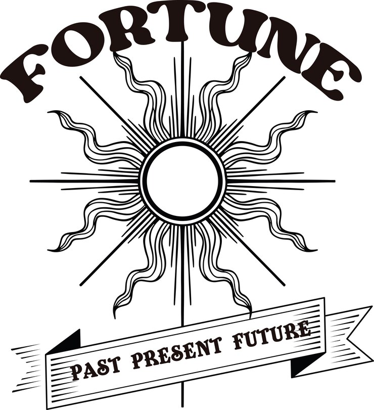 Modelo de diseño de cartel de publicidad retro vintage Fortune Teller
