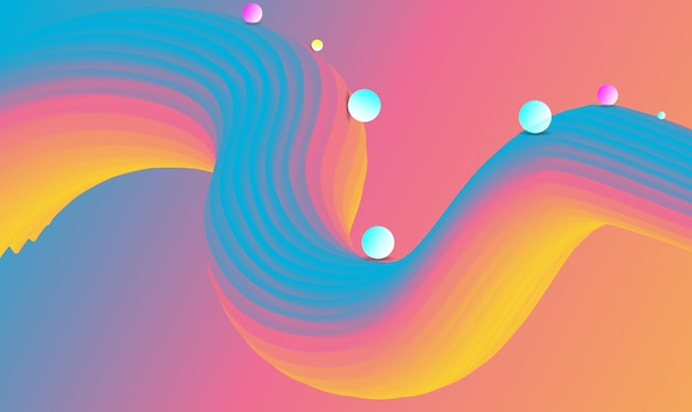 Modelo de diseño de fondo fluido moderno