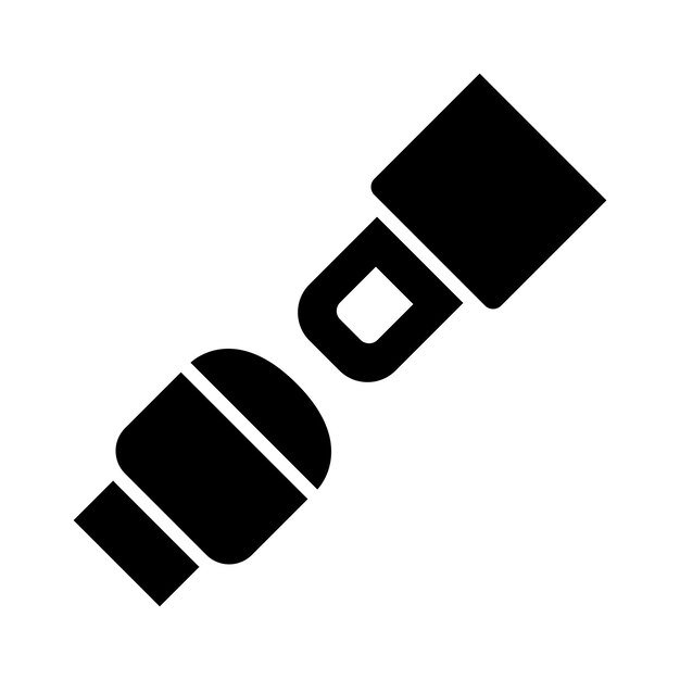 Modelo de diseño del icono del cinturón de seguridad