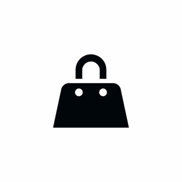 Modelo de diseño de íconos de bolsos vectoriales modernos para mujeres