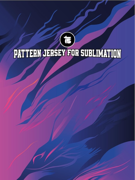 Modelo de diseño de jersey para impresión y sublimación