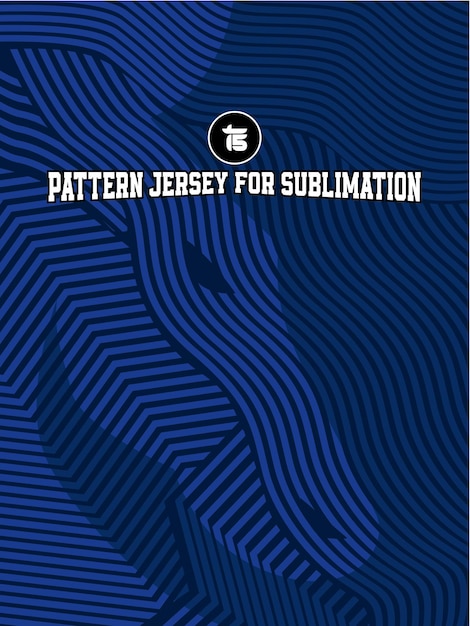 Modelo de diseño de jersey para impresión y sublimación