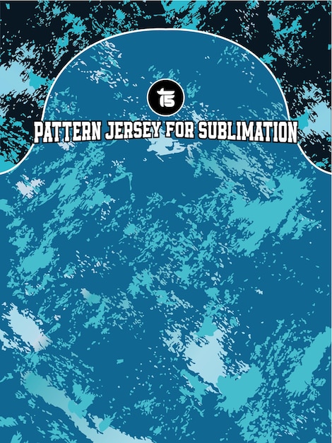 Modelo de diseño de jersey para impresión y sublimación