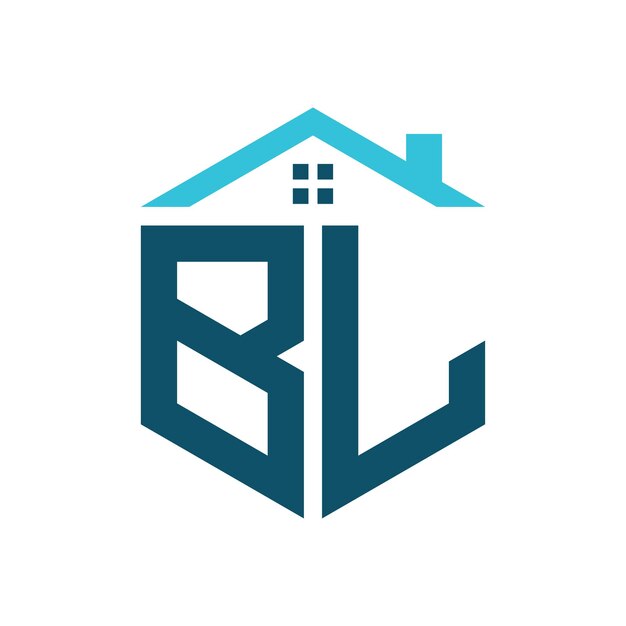 Modelo de diseño de logotipo de BL House Letter Logotipo de BL para la construcción de bienes raíces o cualquier negocio relacionado con la casa
