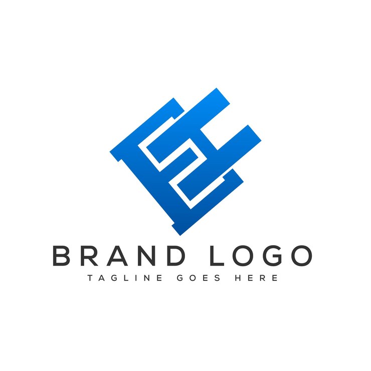 Vector modelo de diseño del logotipo de em elemento gráfico vectorial de marca