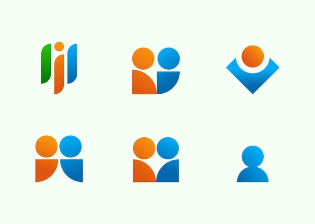 Modelo de diseño de logotipo de hombre minimalista Logotipo de hombre de estilo moderno