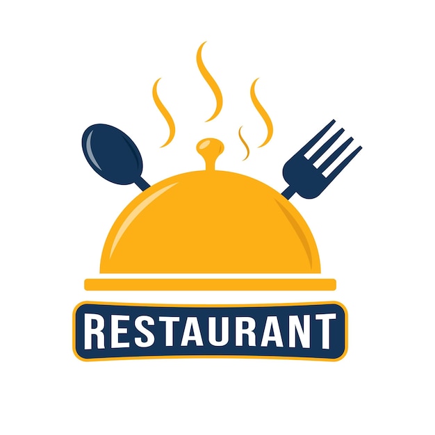Modelo de diseño de logotipo de restaurante moderno