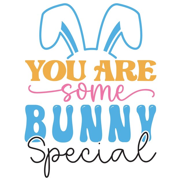 Modelo de diseño SVG de Pascua Retro