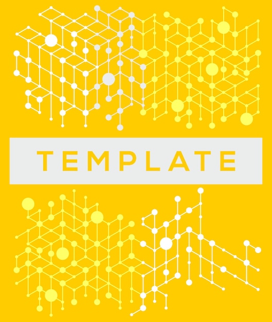 Modelo de diseño vectorial para el bloque publicitario de banners de etiquetas adhesivas