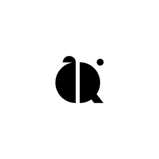 Modelo de diseño vectorial del logotipo de la letra Q moderna