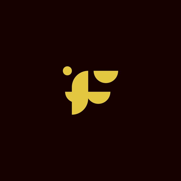Vector modelo de diseño vectorial moderno del logotipo de la letra f