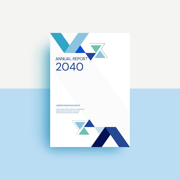 Modelo de folleto diseño de portada informe anual folleto de la revista