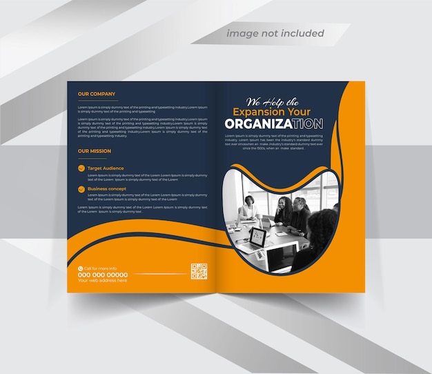 modelo de folleto plegable para su empresa