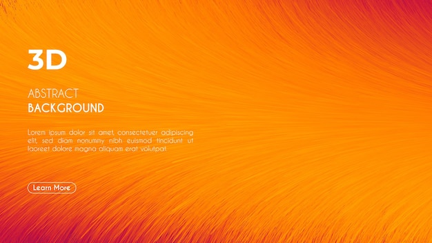 Modelo de fondo de flujo sencillo de fondo naranja liso
