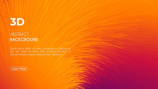 Modelo de fondo de flujo sencillo de fondo naranja liso