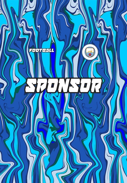 modelo de fondo para el patrón de relámpago de gradiente camiseta deportiva blanca Vector libre