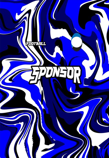 modelo de fondo para el patrón de relámpago de gradiente camiseta deportiva blanca Vector libre