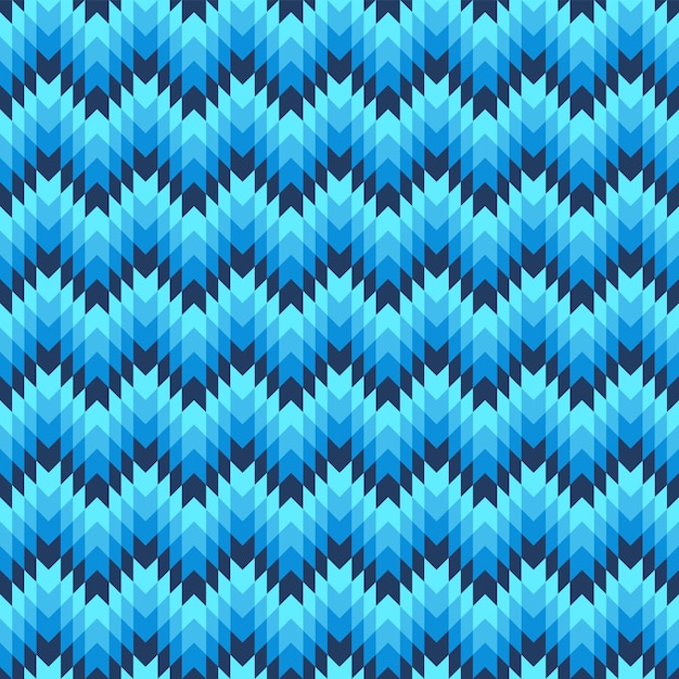 Modelo de formas geométricas de colores azules Vector de fondo