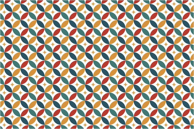 Modelo geométrico sin costuras Diseño vectorial abstracto moderno