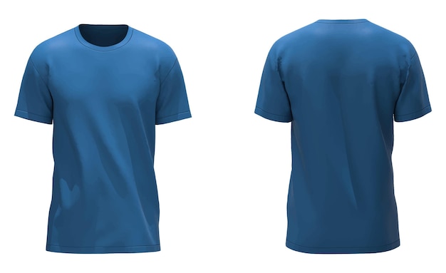 Modelo de guardia de erupción de la camiseta azul