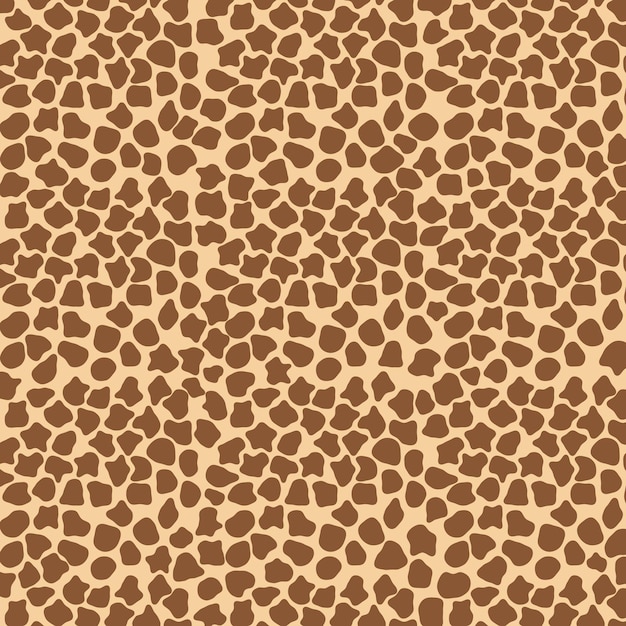 Modelo de impresión de animales vectorial moderno sin costuras