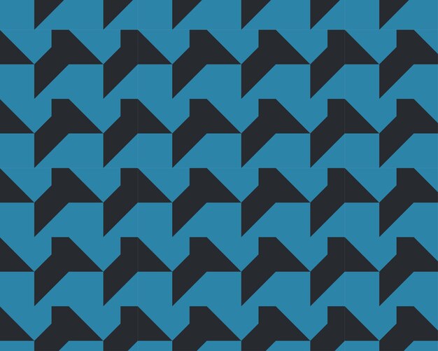 Modelo inconsútil abstracto geométrico, fondo, con combinación de color azul y negro fresco