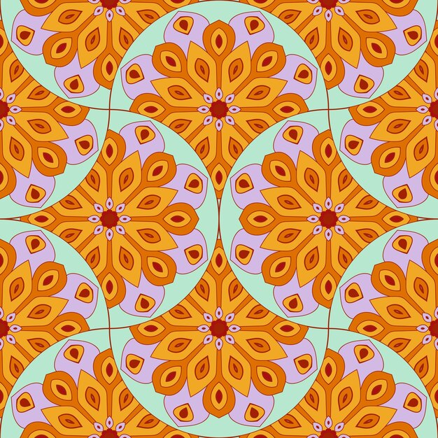 Modelo inconsútil de la escala de peces geo abstracto. Baldosas ornamentales, fondo de mosaico. Infinito de patchwork
